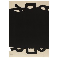 chillida, litografia, composición